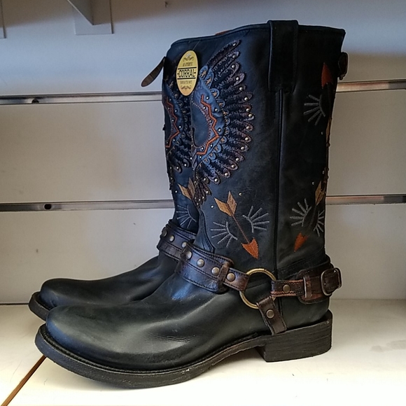 New Men's Corral A3615 Black Eagle Harness - Picture 5 of 8